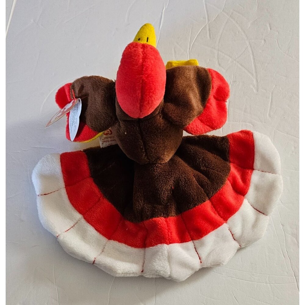 TY Beanie Babies: Gobbles The Turkey, Errors, Vintage, Mint, Retired, Style 4034 - Picture 5 of 5